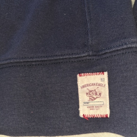 Vintage American Eagle A‎ Crewneck Sweatshirt Distressed Y2K 90s Womens L Faded - Picture 7 of 9